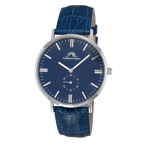 Porsamo Bleu henry mens leather watch