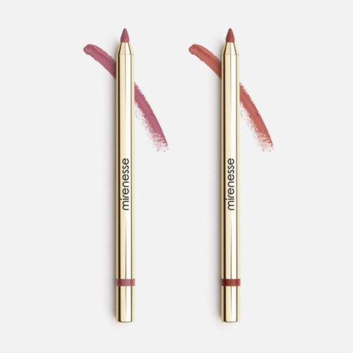 Mirenesse kissproof matte liner duo - nude plums