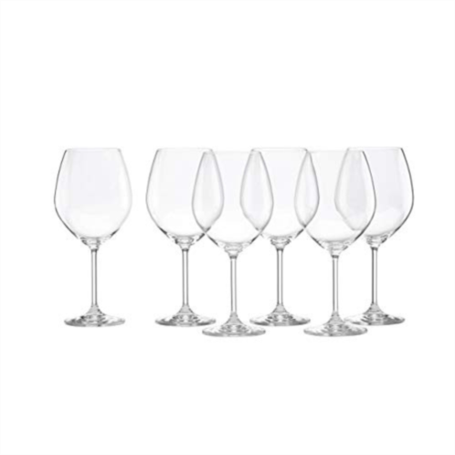Lenox tuscany classics red wine glass set 6 count clear