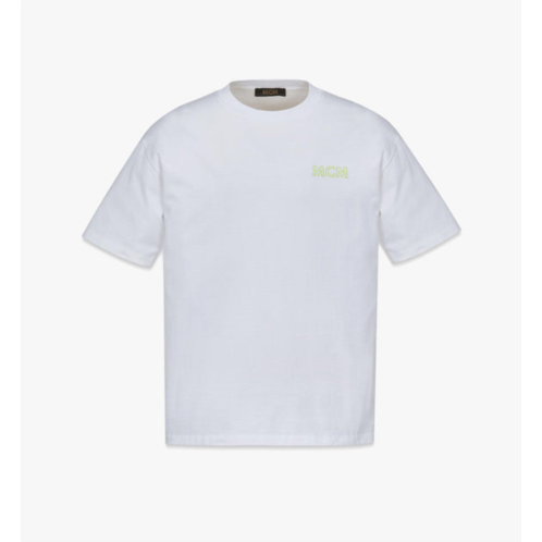 MCM meta ocean logo t-shirt in organic cotton