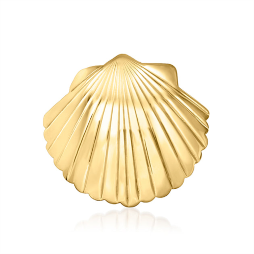 Ross-Simons italian 14kt yellow gold seashell pendant