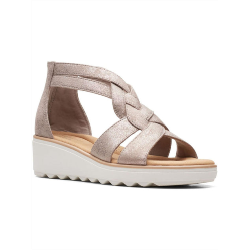 Clarks jillian bright womens slip on dressy wedge sandals