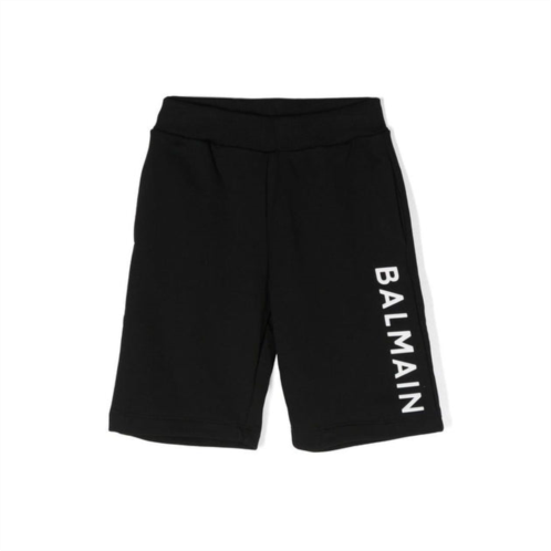 Balmain black logo shorts