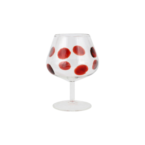 VIETRI drop red snifter