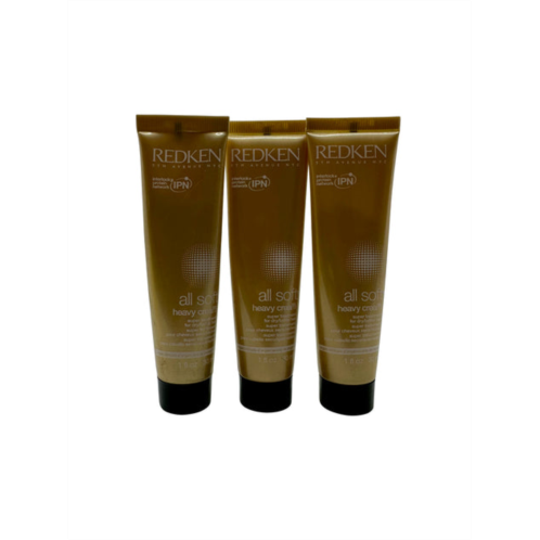 Redken all soft heavy cream super treatment dry & brittle hair 1 oz set of 3