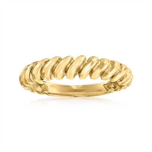 Canaria Fine Jewelry canaria 10kt yellow gold shrimp ring