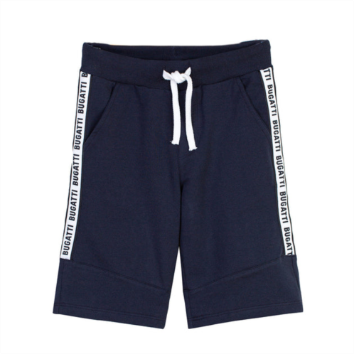 Bugatti navy logo tape shorts