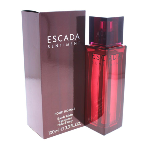 Escada m-1233 3.4 oz sentiment edt spray for men