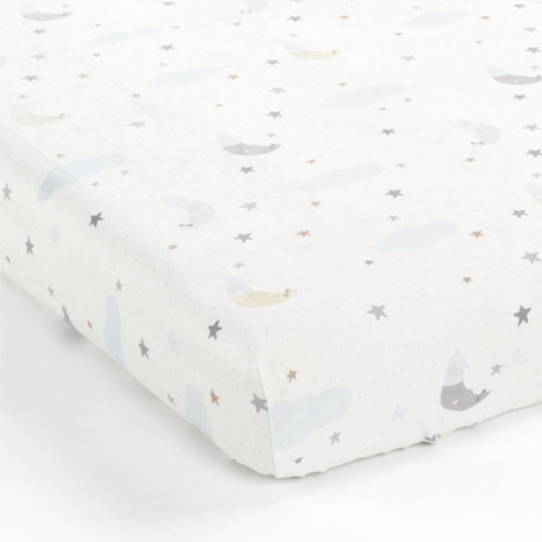 Lush Decor goodnight little moon soft & plush fitted crib sheet