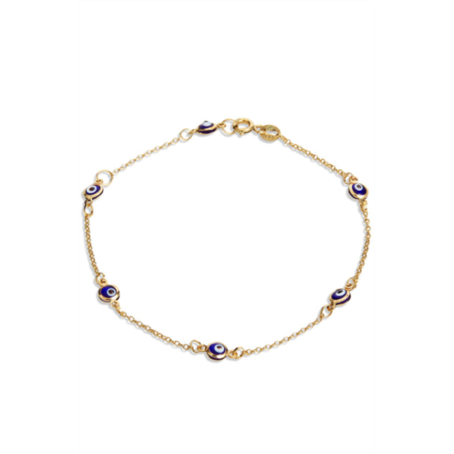 Savvy Cie Jewels 18k gold sterling evil eye