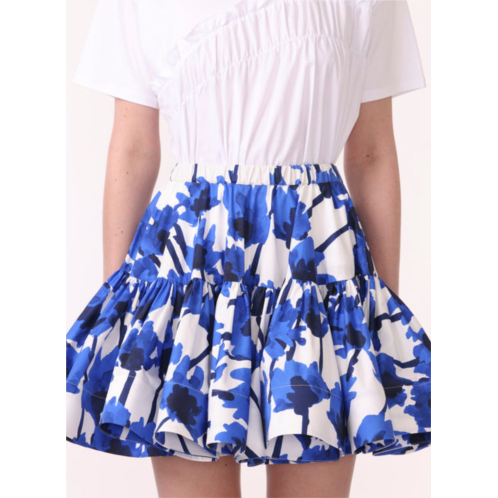 Jason Wu printed mini ruffle skirt w elastic band