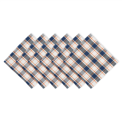 DII autumn farmhouse plaid napkin (set of 6)