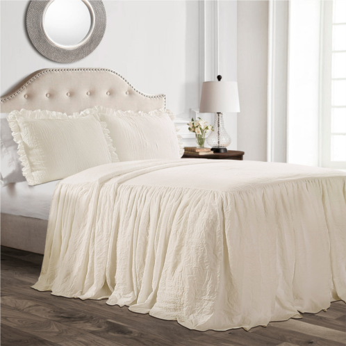 Lush Decor ruffle skirt bedspread 3pc set