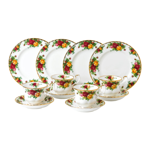Royal Albert old country roses 12 piece set