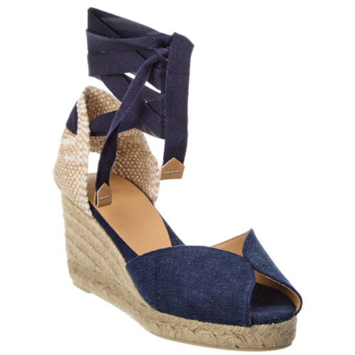 Castaner blina canvas wedge sandal