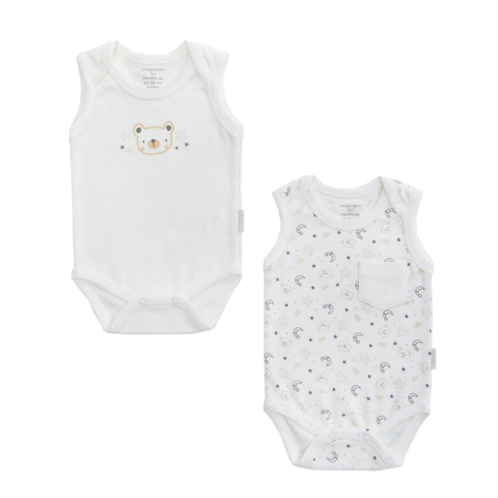 Andy Wawa white 2pc lwb bodysuit set