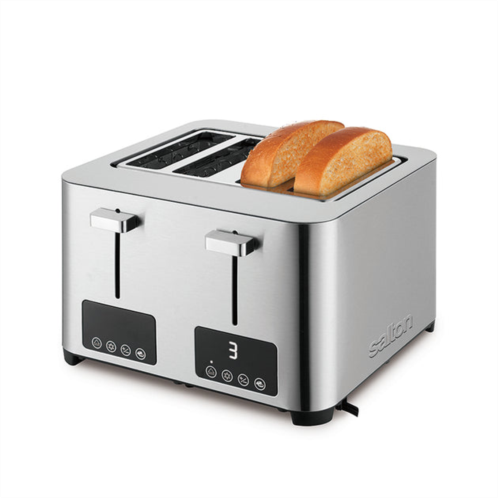 Salton digital 4 slice toaster stainless steel