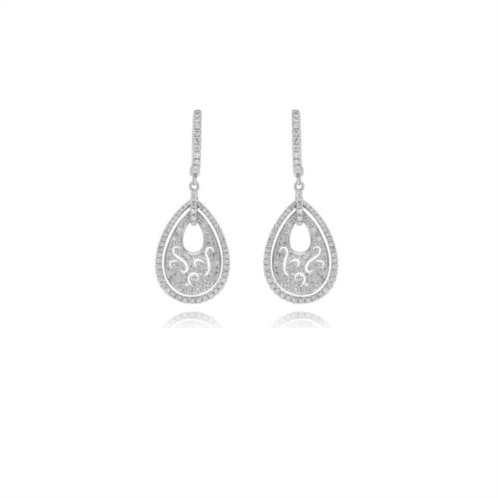 Diana M. diamond earrings