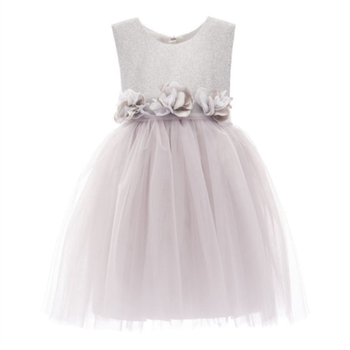 Tulleen gray montagne rose dress