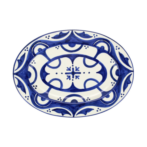 VIETRI mosaico cobalt oval platter