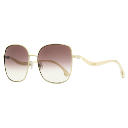 Jimmy Choo womens square sunglasses mamie 3ygnq light gold 60mm