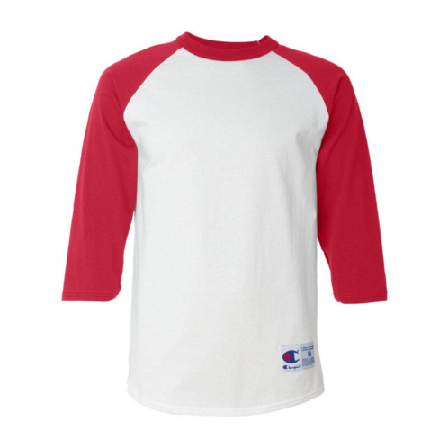 Champion three-quarter raglan sleeve baseball t-shirt