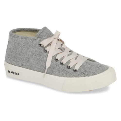 SeaVees womens california special varsity sneaker in light grey