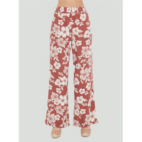 Dex wide leg pant in sienna floral