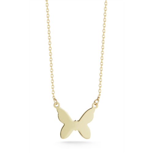 Ember Fine Jewelry 14k gold small butterfly necklace