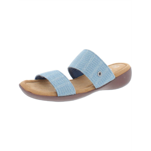 Minnetonka sabina womens slip on wedge slide sandals