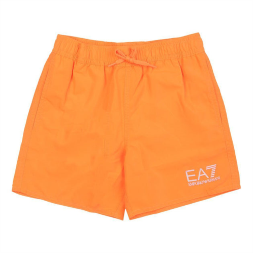 Armani EA7 orange swim shorts