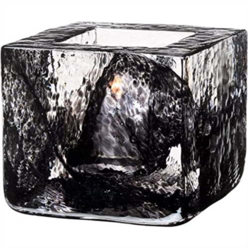 Kosta Boda brick votive, black