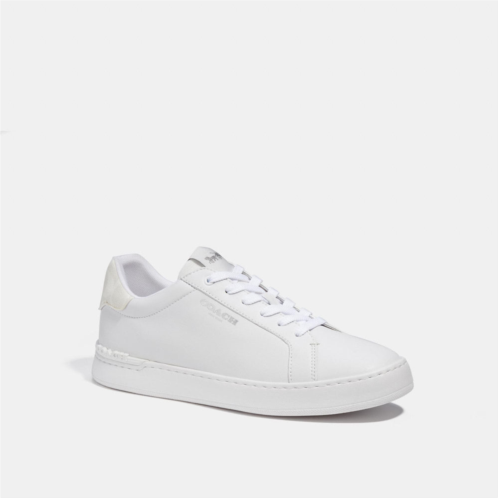 Coach Outlet clip low top sneaker with signature canvas