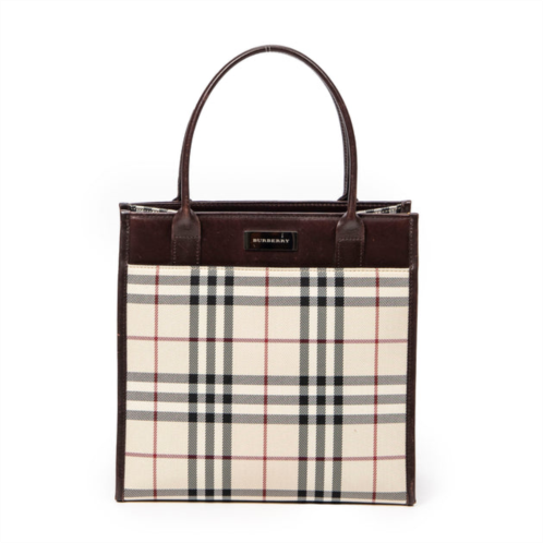 Burberry square open tote