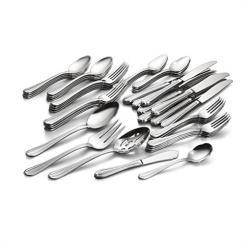 Gorham frosted melon bud 45-piece flatware set, 7.70 lb