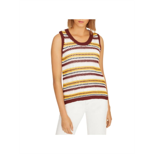 Sanctuary womens crochet hi-low tank top