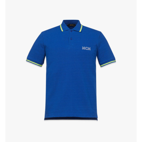 MCM logo polo shirt in organic cotton