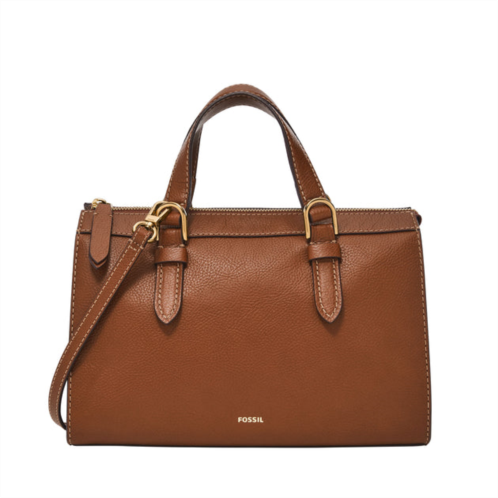 Fossil womens tessa litehide leather satchel