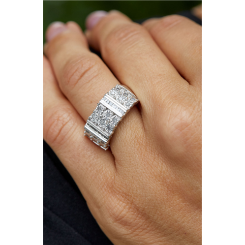 SAVVY CIE JEWELS sterling 925 0.50tcw white diamond ring