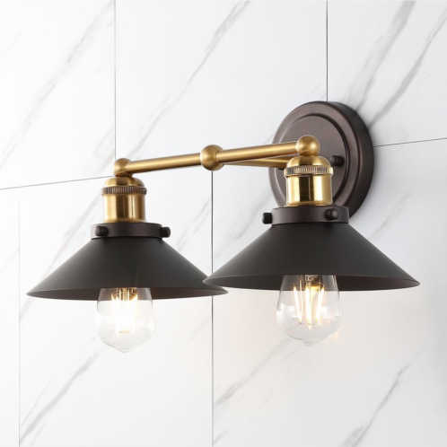 JONATHAN Y july 17.5 2-light metal vanity light