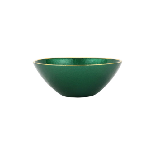 VIETRI metallic glass emerald small bowl