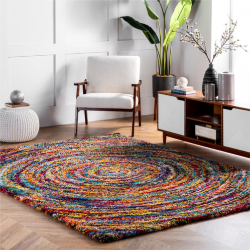 NuLOOM ardelle swirl shaggy area rug