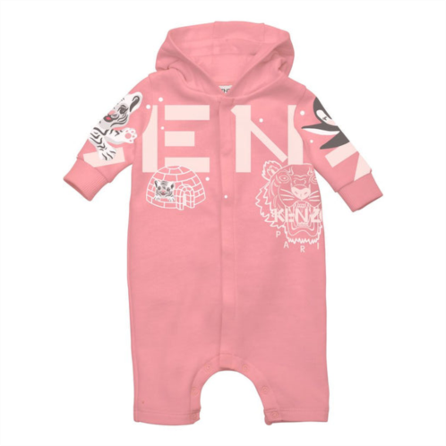 KENZO pink logo romper