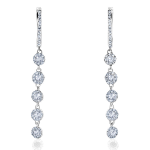 Diana M. diamond earrings