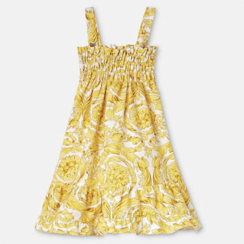 Versace yellow barocco dress