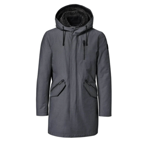 Porsche Design mens d. heather grey-black parka