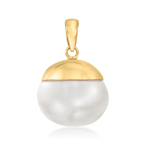 Ross-Simons 12-13mm cultured pearl pendant in 14kt yellow gold