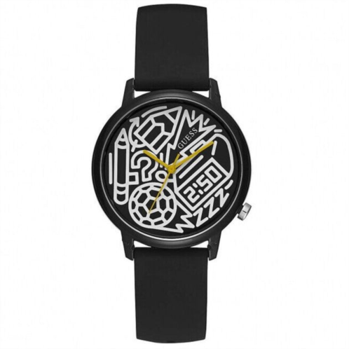 Guess womens classic black dial watch