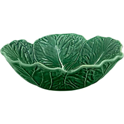 Vista Alegre bordallo pinheiro cabbage green cereal bowl, set of 4