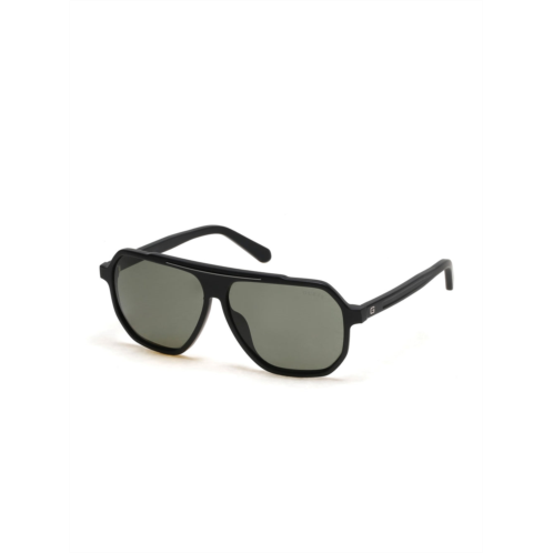 Guess Factory plastic logo temple aviators